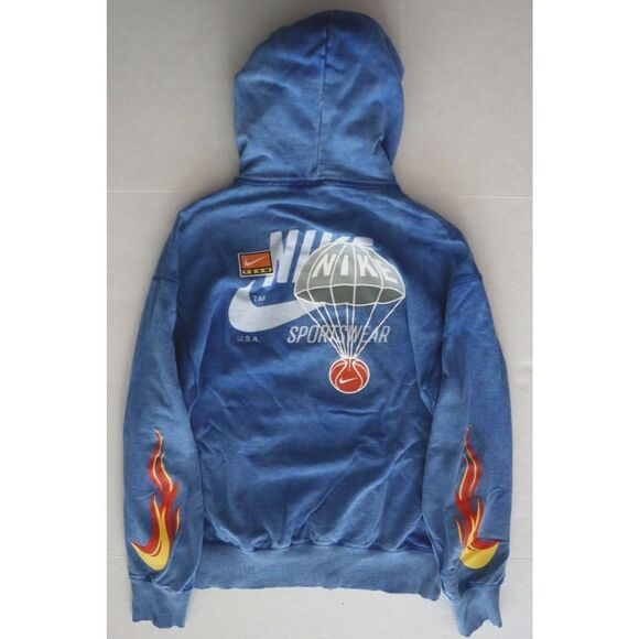 Nike DZ3053 480 Men's Sz Medium Blue Game Royal Pullover Hoodie Sweatshirt $120 - Picture 7 of 9